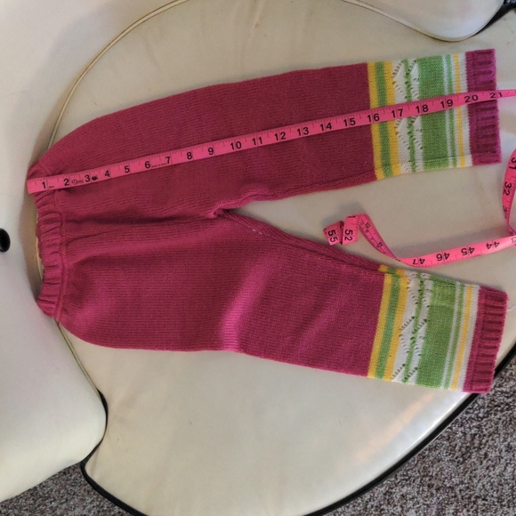 Knit sweater pants. Homemade. Size 3/4T - Picture 6 of 6